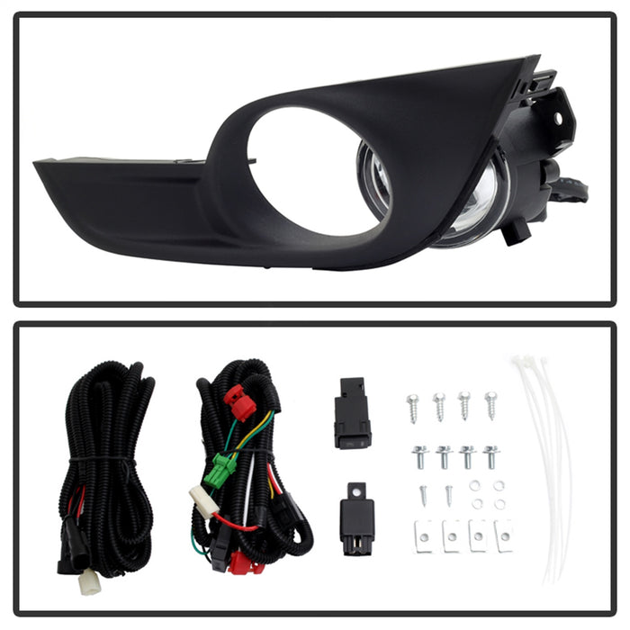 Spyder Auto 9031649 Daytime DRL LED Running Fog Lights; w/Switch; Clear; - Truck Part Superstore