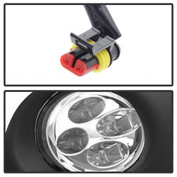 Spyder Auto 9031649 Daytime DRL LED Running Fog Lights; w/Switch; Clear; - Truck Part Superstore