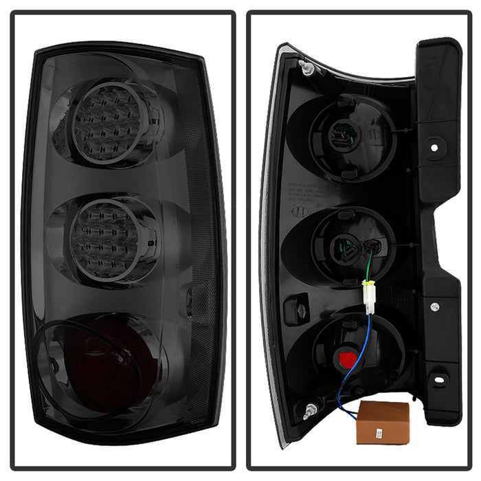 Spyder Auto 9031762 XTune LED Tail Lights; Black Housing; Smoked Lens; - Truck Part Superstore