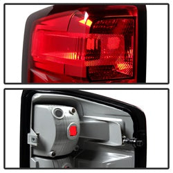 Spyder Auto 9031915 XTune Tail Light; LH(Driver) Side; OEM; - Truck Part Superstore