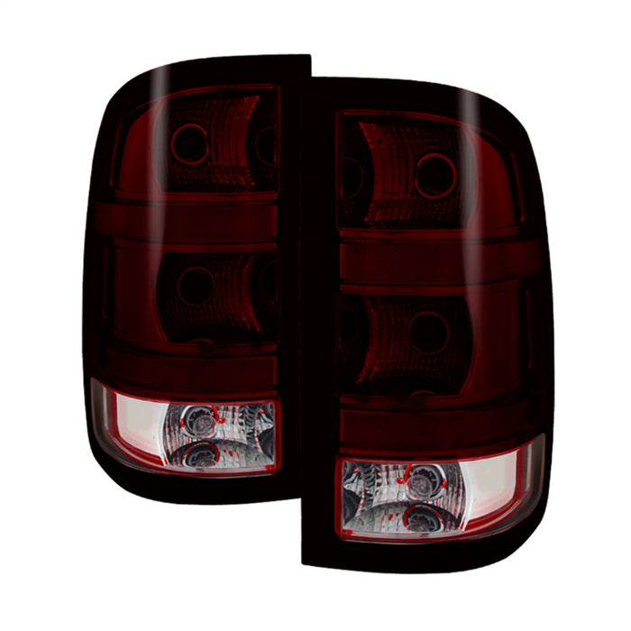 Spyder Auto 9032011 XTune Tail Lights; OEM; Red Smoked; - Truck Part Superstore