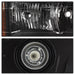 Spyder Auto 9032110 XTune Headlights; OEM; w/Bumper Lights; Black; - Truck Part Superstore