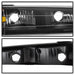 Spyder Auto 9032110 XTune Headlights; OEM; w/Bumper Lights; Black; - Truck Part Superstore