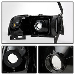 Spyder Auto 9032141 XTune Headlights; w/Corner Lights; Chrome; - Truck Part Superstore