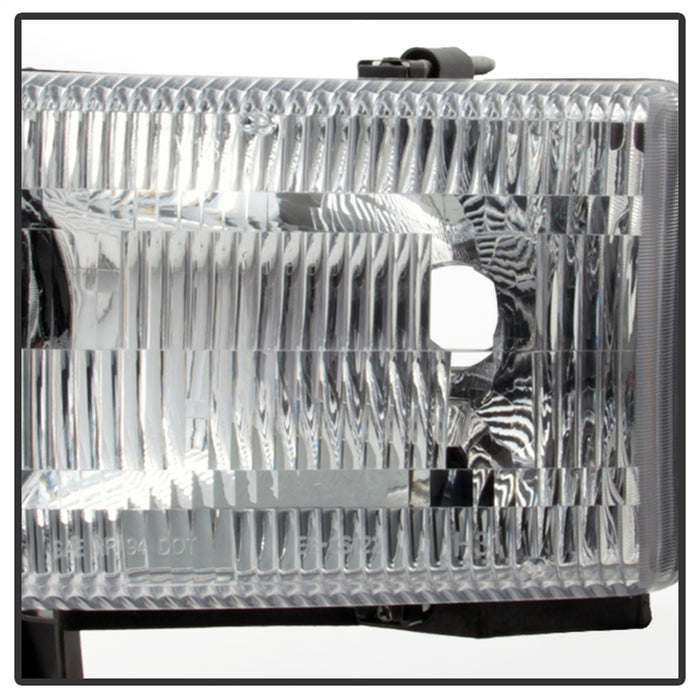 Spyder Auto 9032141 XTune Headlights; w/Corner Lights; Chrome; - Truck Part Superstore