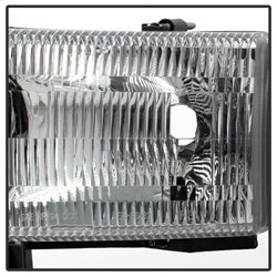 Spyder Auto 9032141 XTune Headlights; w/Corner Lights; Chrome; - Truck Part Superstore