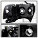 Spyder Auto 9032158 XTune Headlights; OEM; Black; - Truck Part Superstore