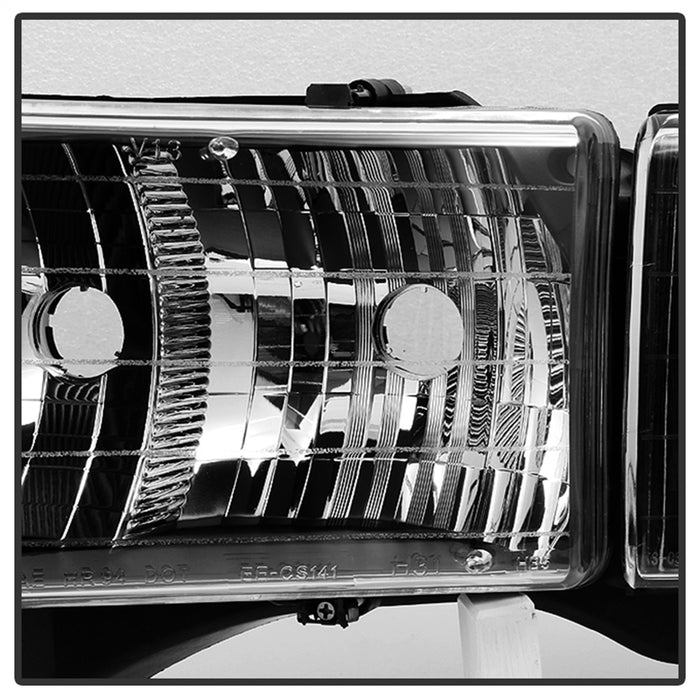 Spyder Auto 9032158 XTune Headlights; OEM; Black; - Truck Part Superstore