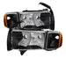 Spyder Auto 9032158 XTune Headlights; OEM; Black; - Truck Part Superstore