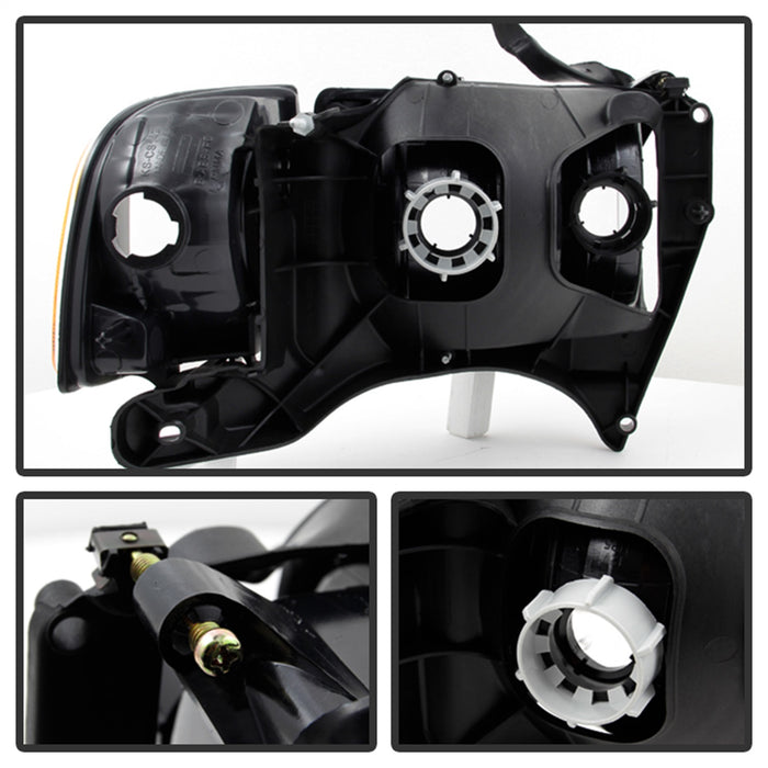 Spyder Auto 9032172 XTune Headlights; OEM; Smoke; - Truck Part Superstore