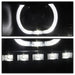 Spyder Auto 9032189 XTune Halo Projector Headlights; LED; Black; - Truck Part Superstore