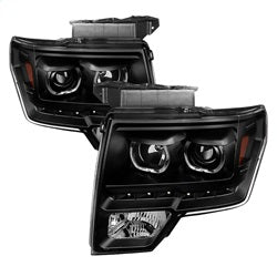 Spyder Auto 9032226 XTune Halo Projector Headlights; LED; Not Compatible w/Xenon/HID Model; Black; - Truck Part Superstore