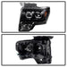 Spyder Auto 9032226 XTune Halo Projector Headlights; LED; Not Compatible w/Xenon/HID Model; Black; - Truck Part Superstore
