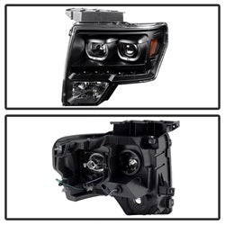 Spyder Auto 9032226 XTune Halo Projector Headlights; LED; Not Compatible w/Xenon/HID Model; Black; - Truck Part Superstore