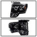 Spyder Auto 9032226 XTune Halo Projector Headlights; LED; Not Compatible w/Xenon/HID Model; Black; - Truck Part Superstore