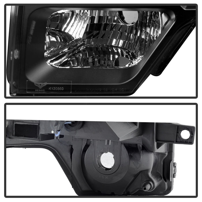 Spyder Auto 9032226 XTune Halo Projector Headlights; LED; Not Compatible w/Xenon/HID Model; Black; - Truck Part Superstore