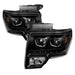 Spyder Auto 9032226 XTune Halo Projector Headlights; LED; Not Compatible w/Xenon/HID Model; Black; - Truck Part Superstore