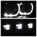 Spyder Auto 9032226 XTune Halo Projector Headlights; LED; Not Compatible w/Xenon/HID Model; Black; - Truck Part Superstore