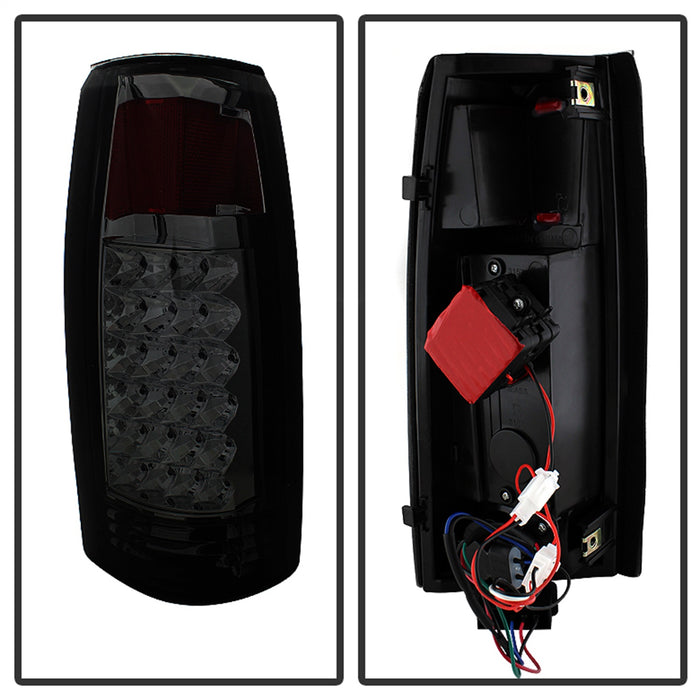 Spyder Auto 9032752 XTune LED Tail Lights; w/3rd LED Brake Light; Smoke; - Truck Part Superstore