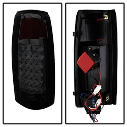 Spyder Auto 9032752 XTune LED Tail Lights; w/3rd LED Brake Light; Smoke; - Truck Part Superstore