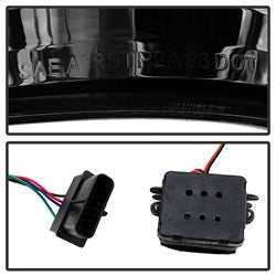 Spyder Auto 9032752 XTune LED Tail Lights; w/3rd LED Brake Light; Smoke; - Truck Part Superstore