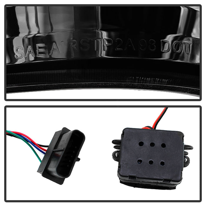 Spyder Auto 9032752 XTune LED Tail Lights; w/3rd LED Brake Light; Smoke; - Truck Part Superstore