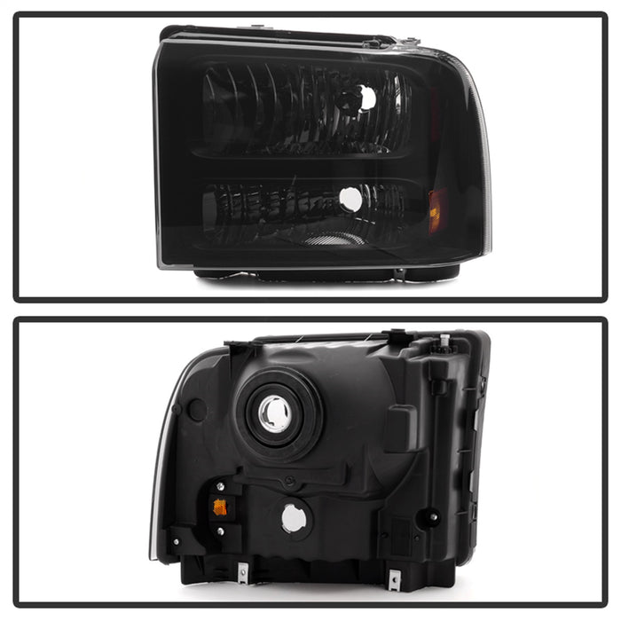 Spyder Auto 9033001 XTune Headlights; Incl. Bulbs/Wiring Harness/Instruction; Black Smoke; - Truck Part Superstore
