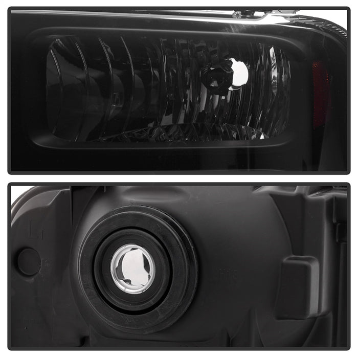 Spyder Auto 9033001 XTune Headlights; Incl. Bulbs/Wiring Harness/Instruction; Black Smoke; - Truck Part Superstore