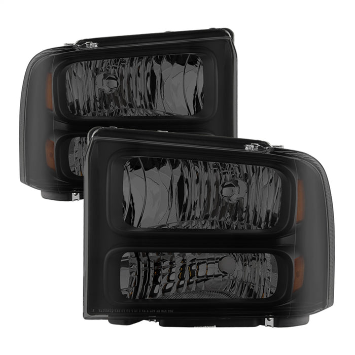 Spyder Auto 9033001 XTune Headlights; Incl. Bulbs/Wiring Harness/Instruction; Black Smoke; - Truck Part Superstore