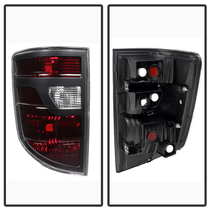 Spyder Auto 9033193 XTune Tail Lights; OEM; Red Smoke; Driver [LH] Side; - Truck Part Superstore