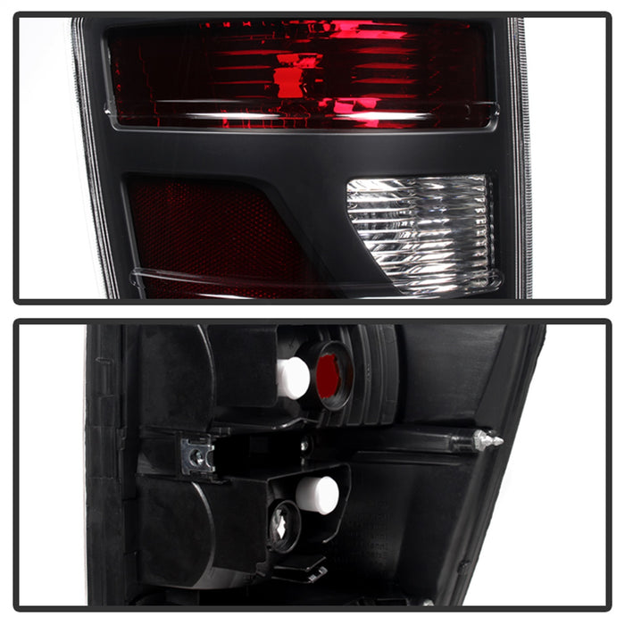 Spyder Auto 9033193 XTune Tail Lights; OEM; Red Smoke; Driver [LH] Side; - Truck Part Superstore