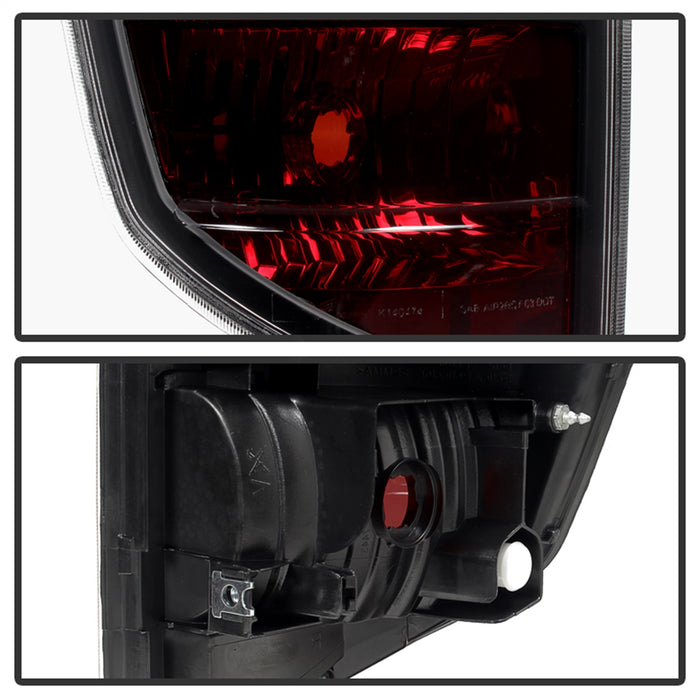 Spyder Auto 9033193 XTune Tail Lights; OEM; Red Smoke; Driver [LH] Side; - Truck Part Superstore