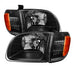 Spyder Auto 9033292 XTune Headlights; w/Corner Lights; OEM; Black; - Truck Part Superstore