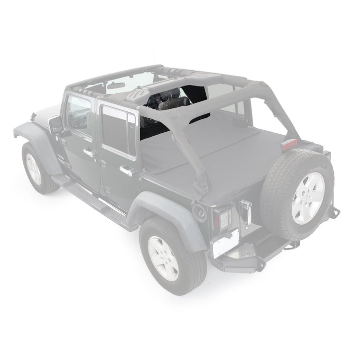 Smittybilt 90335 Wind Breaker 07-18 Wrangler JK 4 DR Black Diamond Smittybilt - Truck Part Superstore