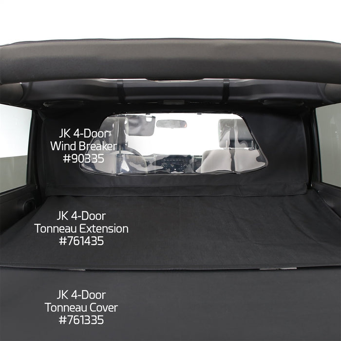 Smittybilt 90335 Wind Breaker 07-18 Wrangler JK 4 DR Black Diamond Smittybilt - Truck Part Superstore