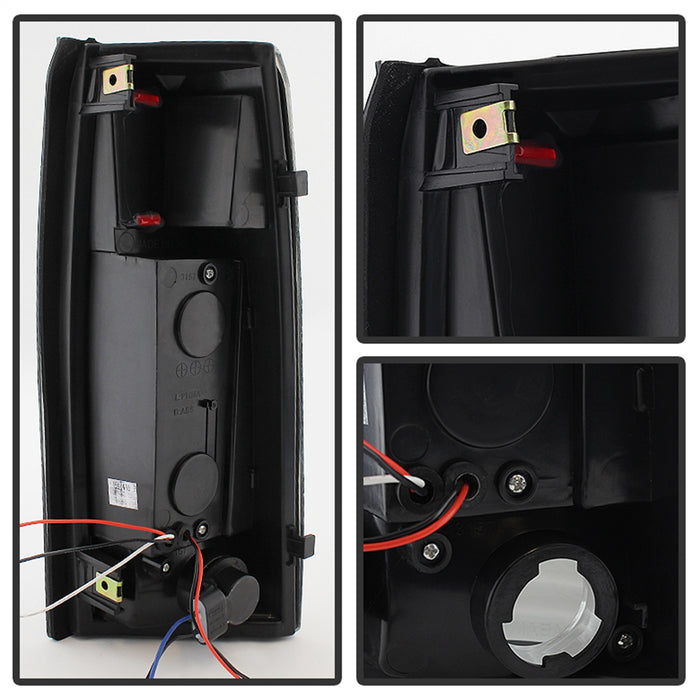 Spyder Auto 9034459 XTune LED Tail Lights; Black Smoke; - Truck Part Superstore