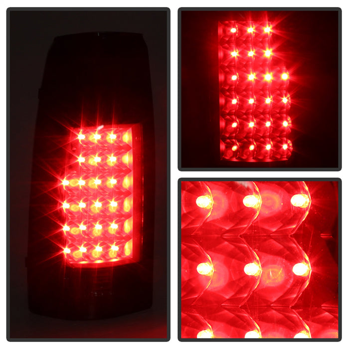 Spyder Auto 9034459 XTune LED Tail Lights; Black Smoke; - Truck Part Superstore
