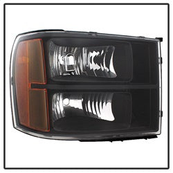 Spyder Auto 9034749 XTune Crystal Headlights; Black; - Truck Part Superstore
