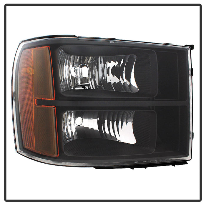 Spyder Auto 9034749 XTune Crystal Headlights; Black; - Truck Part Superstore