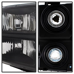 Spyder Auto 9034749 XTune Crystal Headlights; Black; - Truck Part Superstore