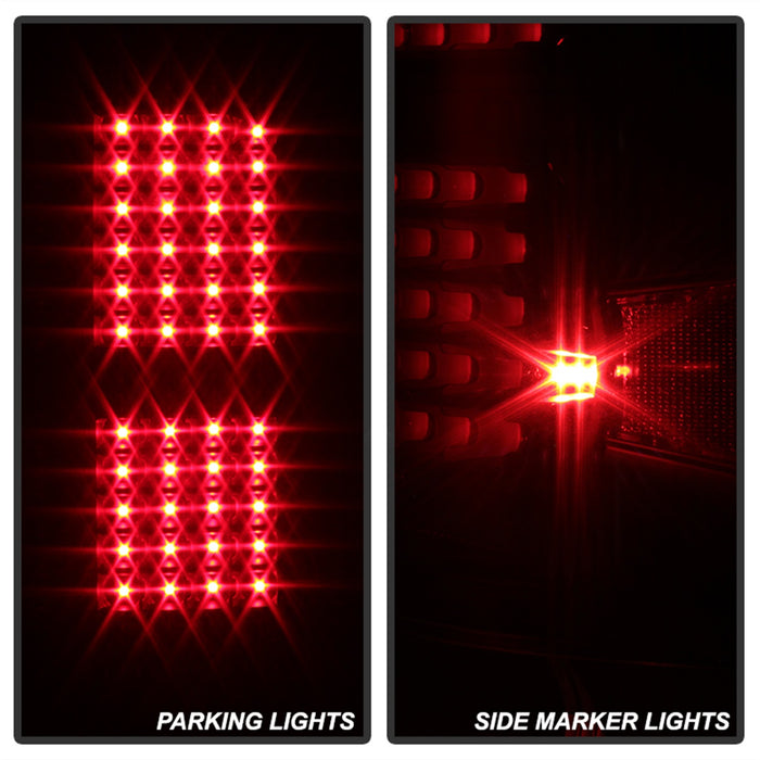 Spyder Auto 9034770 XTune LED Tail Lights; Black; - Truck Part Superstore