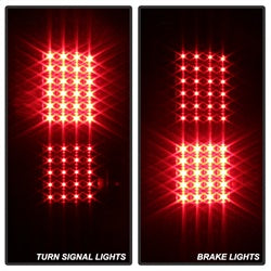 Spyder Auto 9034770 XTune LED Tail Lights; Black; - Truck Part Superstore