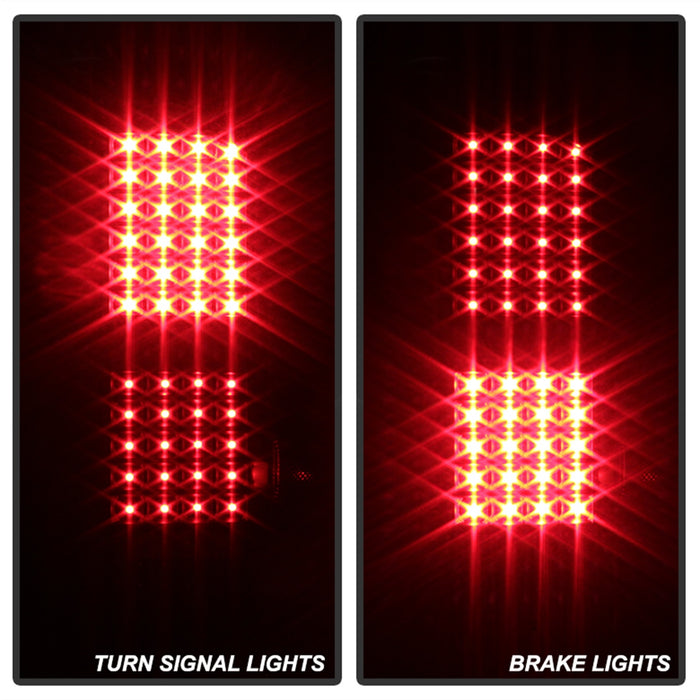 Spyder Auto 9034770 XTune LED Tail Lights; Black; - Truck Part Superstore