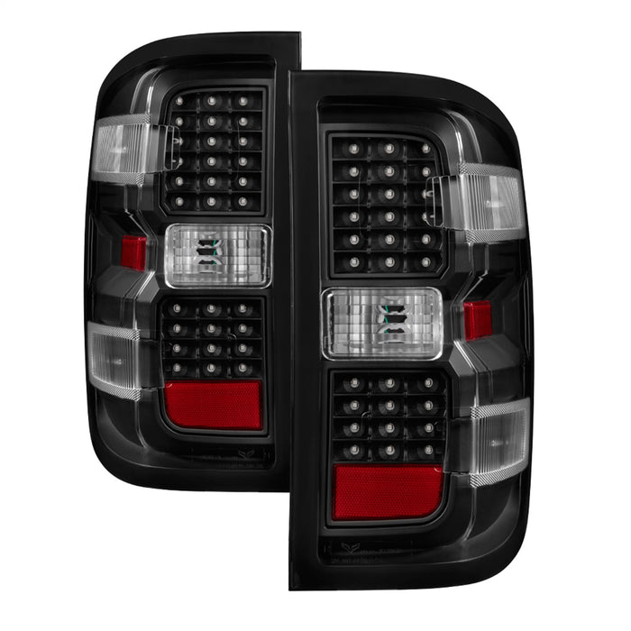 Spyder Auto 9036545 XTune LED Tail Lights; Black; - Truck Part Superstore