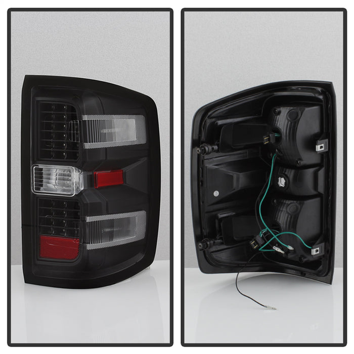 Spyder Auto 9036545 XTune LED Tail Lights; Black; - Truck Part Superstore