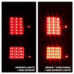 Spyder Auto 9036545 XTune LED Tail Lights; Black; - Truck Part Superstore