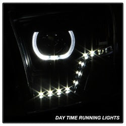 Spyder Auto 9036729 XTune Halo Projector Headlights; LED; Black; - Truck Part Superstore
