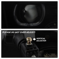 Spyder Auto 9036736 XTune Halo Projector Headlights; LED; Black Smoke; - Truck Part Superstore