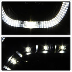 Spyder Auto 9036736 XTune Halo Projector Headlights; LED; Black Smoke; - Truck Part Superstore