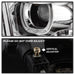 Spyder Auto 9036743 XTune Halo Projector Headlights; LED; Chrome; - Truck Part Superstore